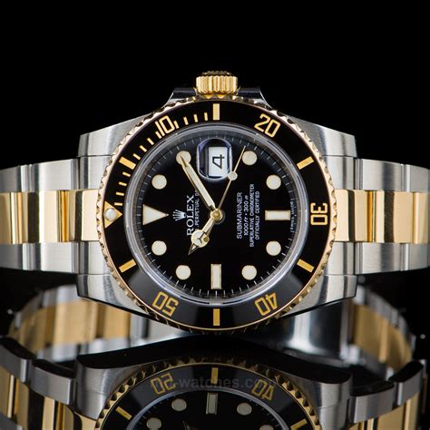 do rolex submarine two tone hold value